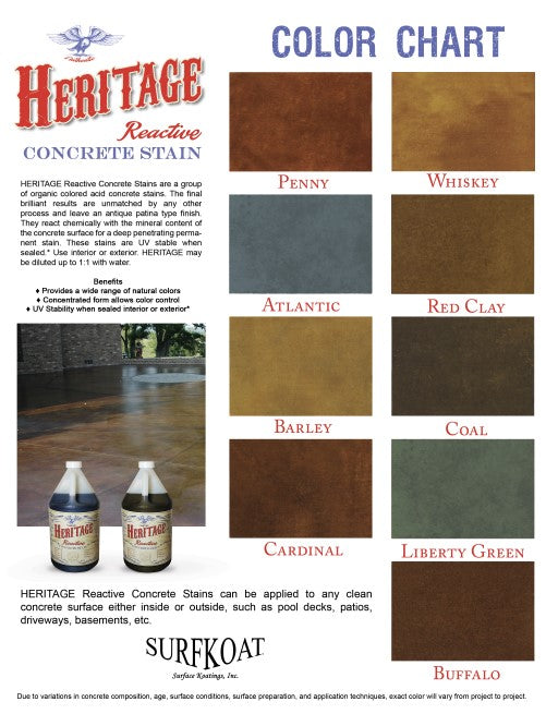 HERITAGE REACTIVE STAIN